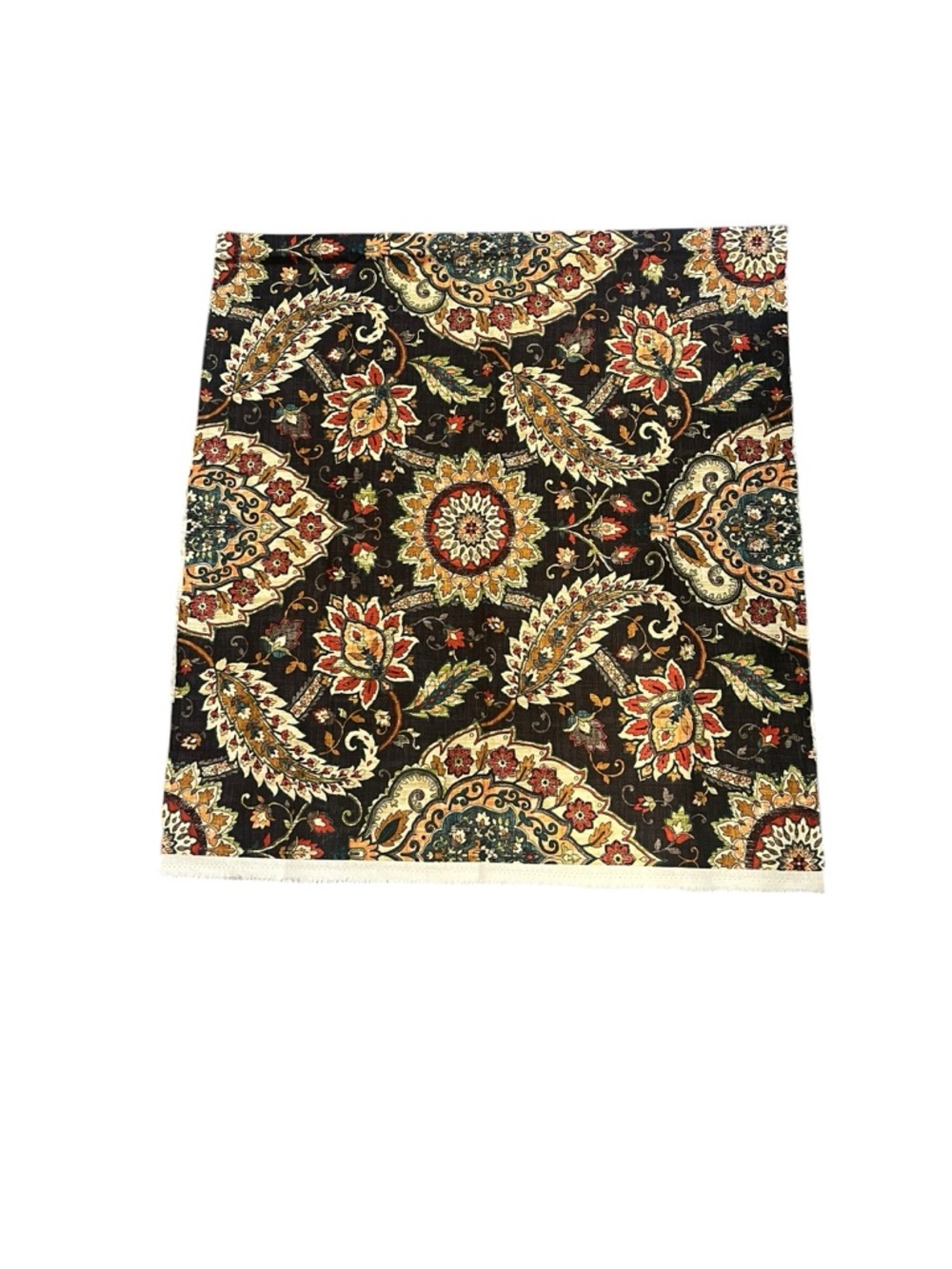 Mill Creek Fabric Bohemian Floral  Paisley Upholstery Fabric 57.5”x 26.5”